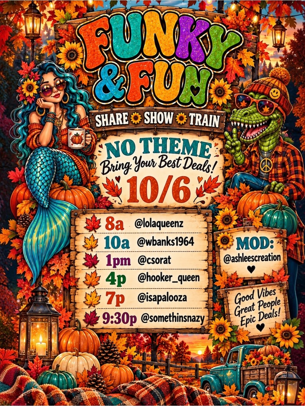 Funky & Fun Share Show Train🚂 - Picture 1 of 7